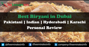 Best Biryani in Dubai