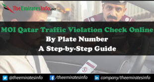 MOI Qatar Traffic Violation Check Online