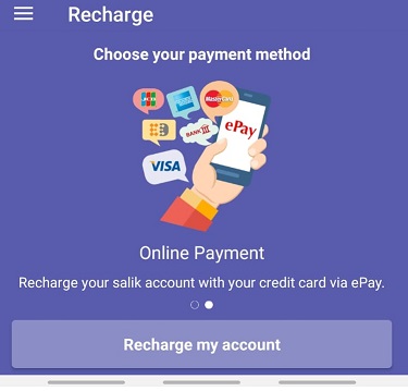 salik recharge through online payment