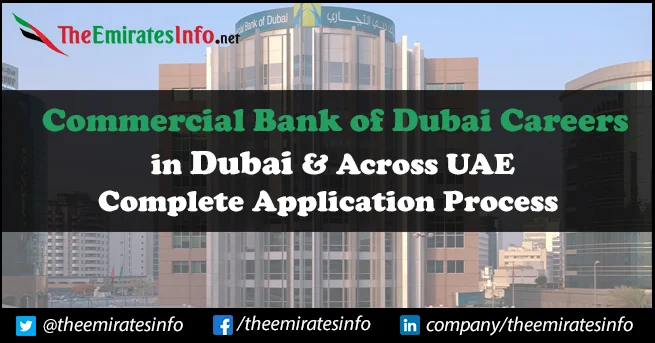 Commercial Bank of Dubai Careers