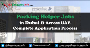 Packing Helper Jobs in Dubai