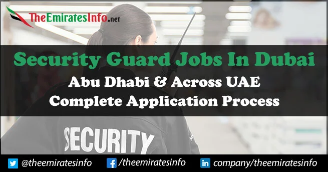 Security Guard Jobs In Dubai