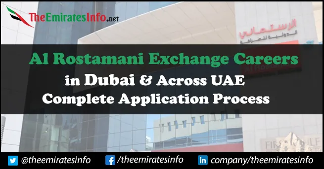 Al Rostamani Exchange Careers