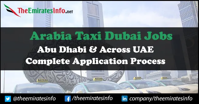 Arabia Taxi Dubai Jobs