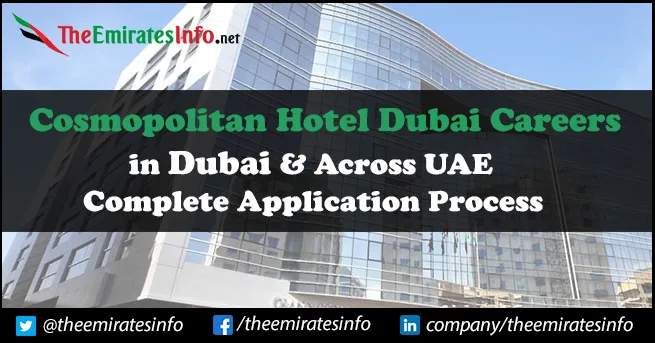 Cosmopolitan Hotel Dubai Careers