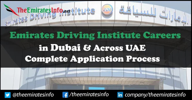 Emirates Driving Institute Careers